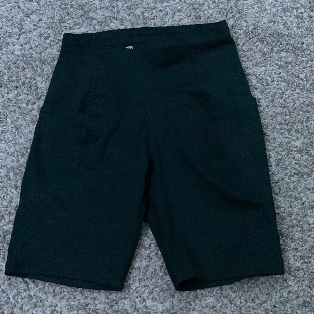 Black biker shorts